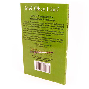 Me? Obey Him?